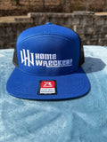 Homewrecker, Inc. Flatbill Trucker Hat - Blue