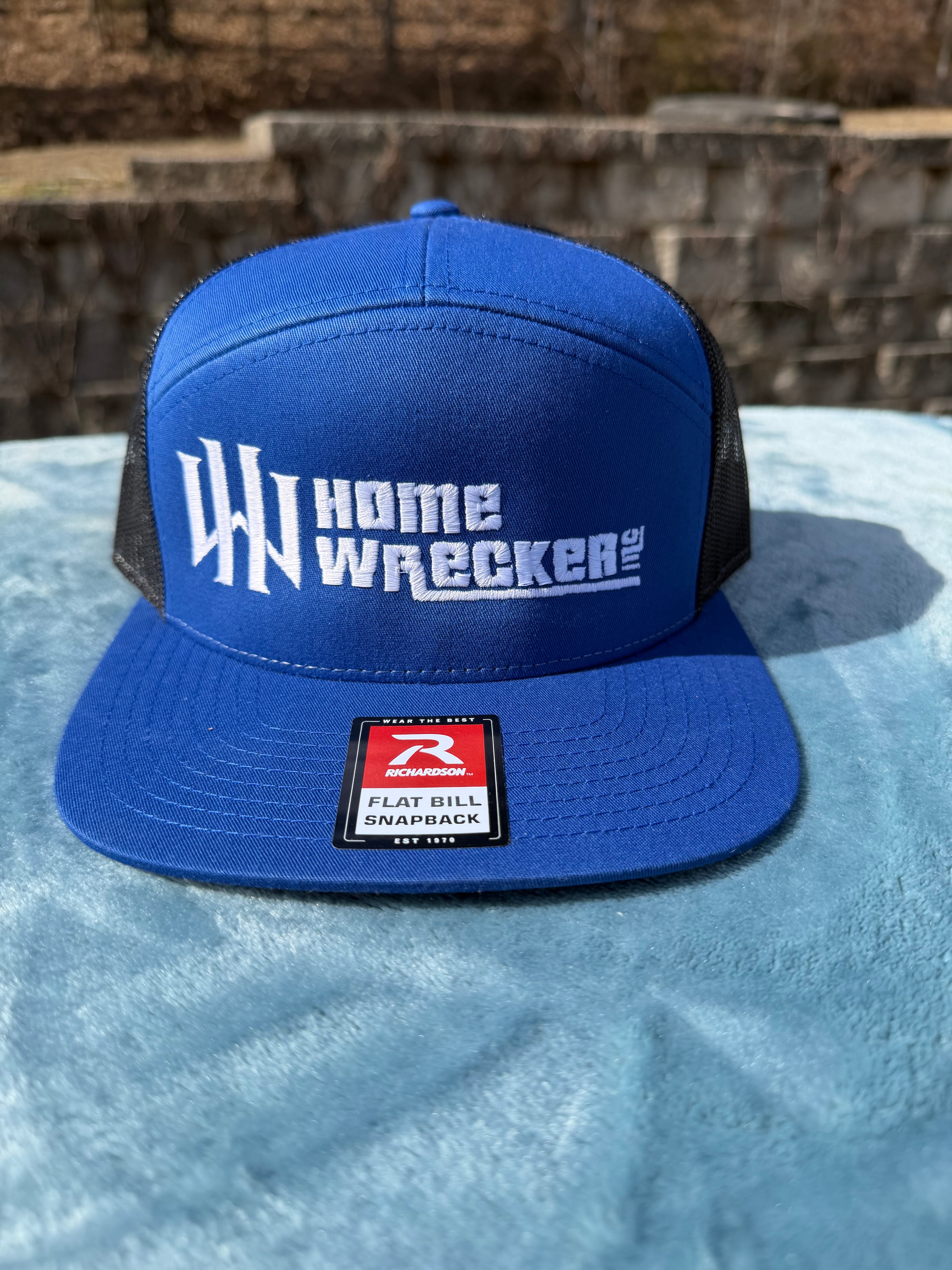 Homewrecker, Inc. Flatbill Trucker Hat - Blue