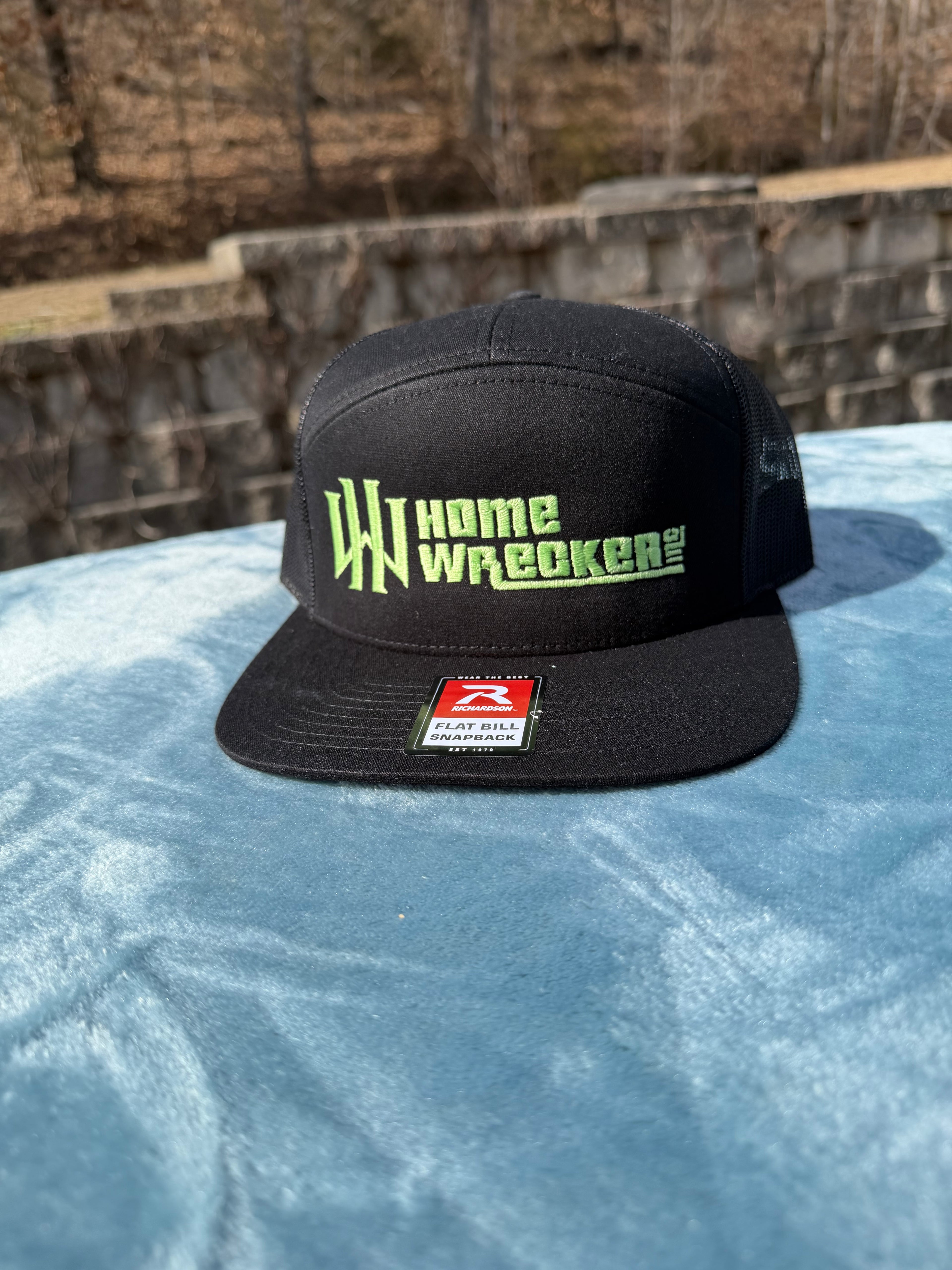 Homewrecker, Inc. Flatbill Trucker Hat - Black