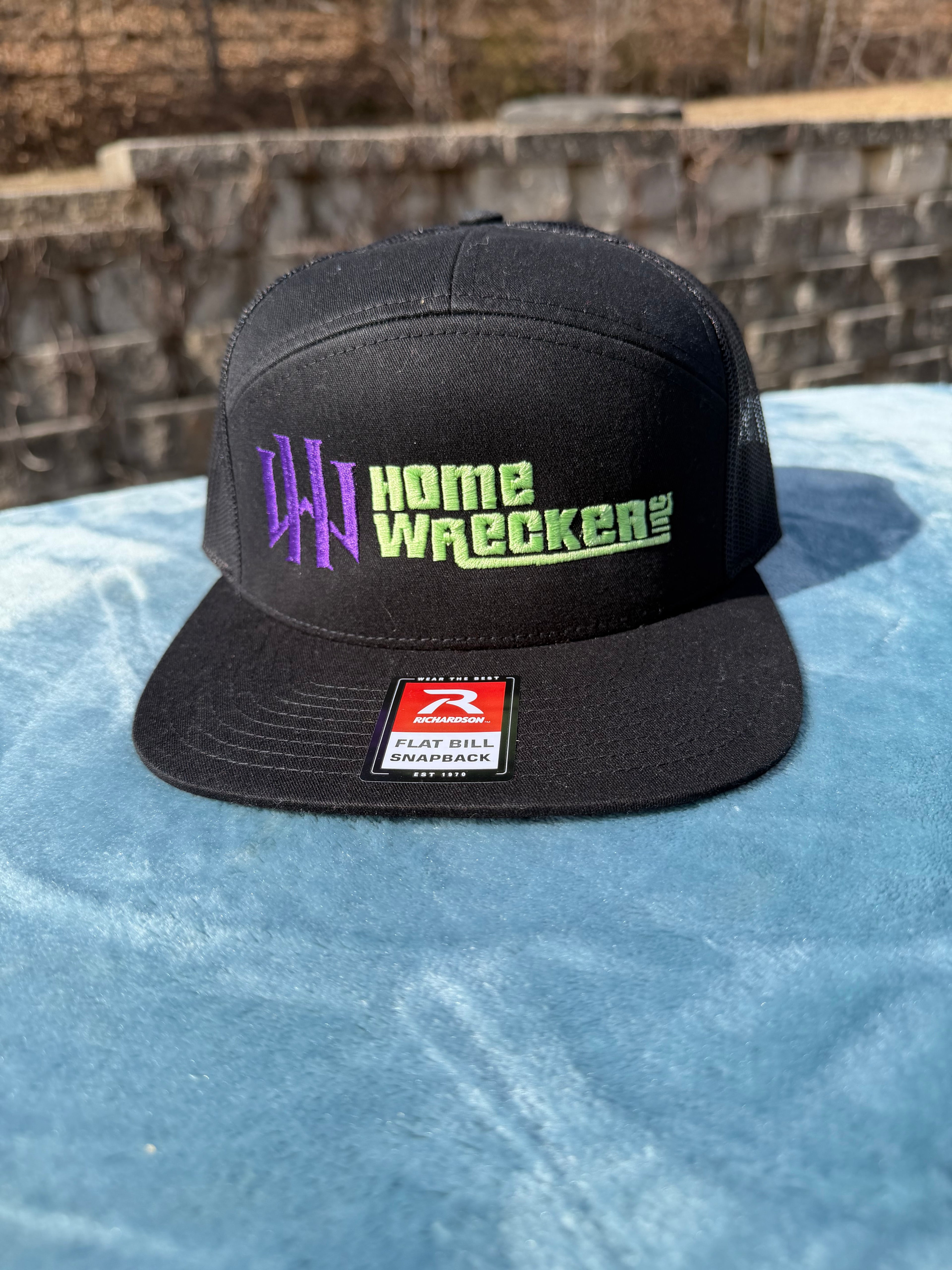 Homewrecker, Inc. Flatbill Trucker Hat - Black