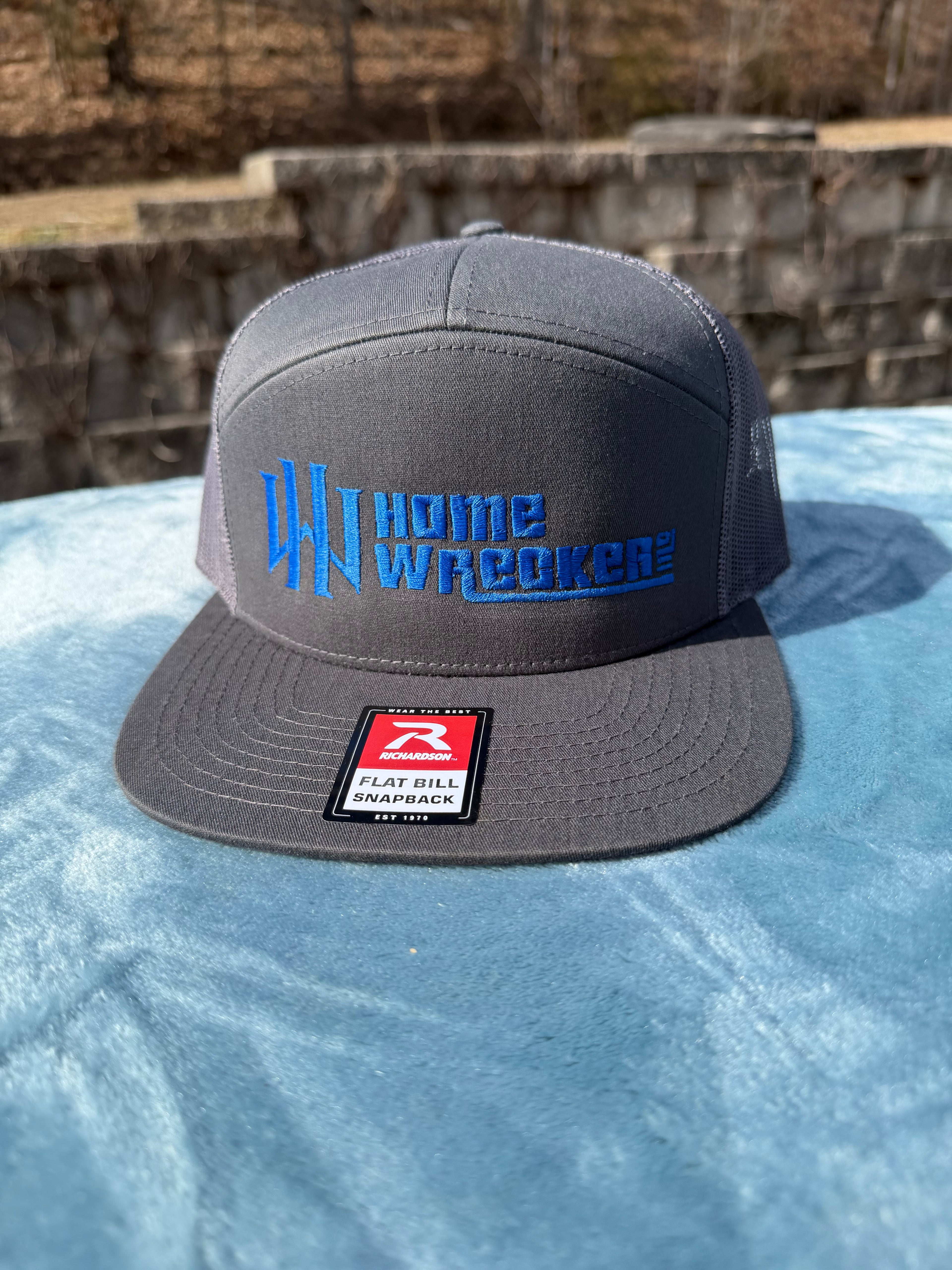 Homewrecker, Inc. Flatbill Trucker Hat - Charcoal