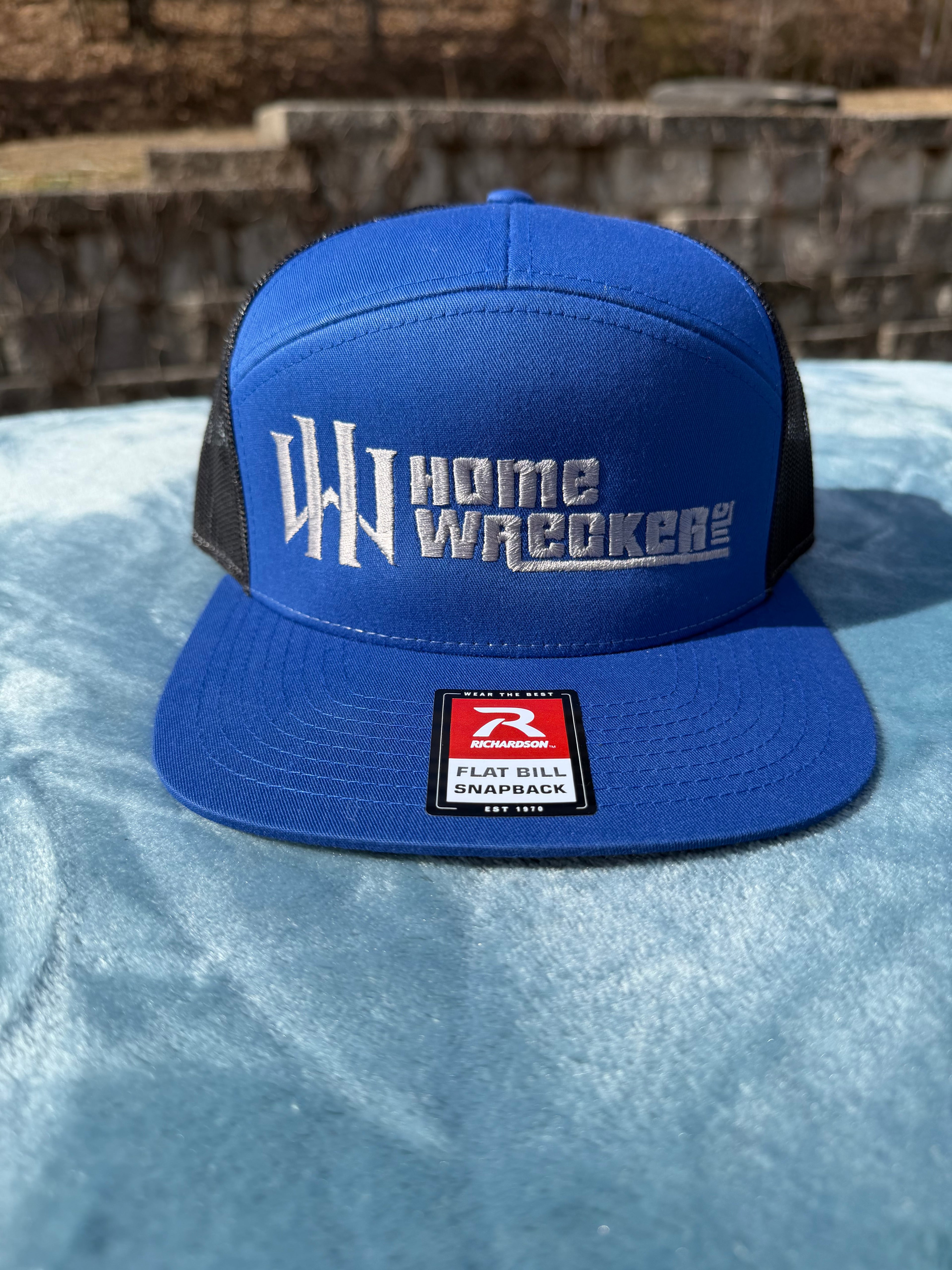 Homewrecker, Inc. Flatbill Trucker Hat - Blue